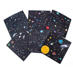 Papel de Origami Astronomia 145x145mm - 50 unidades