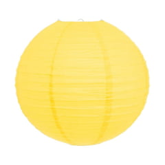 [PEQUENOS DEFEITOS] Luminária Oriental Amarela Lisa - 40 cm