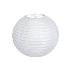 [ PEQUENOS DEFEITOS ] Luminária Oriental Branca Lisa - 25 cm