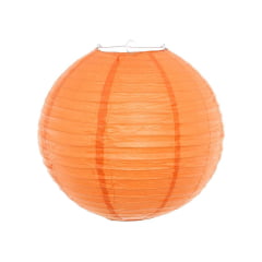 [ PEQUENOS DEFEITOS ] Luminária Oriental Laranja Lisa - 30 cm