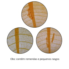 [ PEQUENOS DEFEITOS ] Luminária Oriental Laranja Lisa - 30 cm