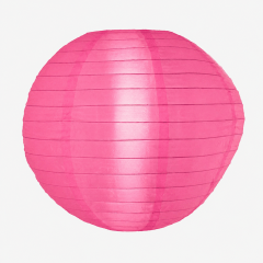 [PEQUENOS DEFEITOS] Luminária Oriental Rosa Pink Nylon - 40 cm