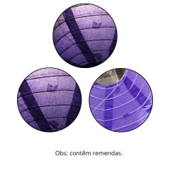 [PEQUENOS DEFEITOS ] Luminária Oriental Roxa Lisa - 30 cm