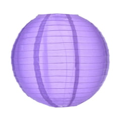 [PEQUENOS DEFEITOS] Luminária Oriental Roxa Nylon - 40 cm