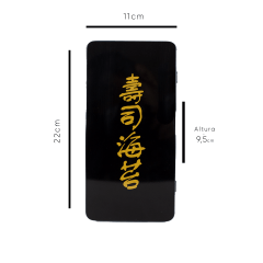 [ PEQUENOS DEFEITOS ] Nori Box Porta Alga Marinha Para Sushi – Aço Inox
