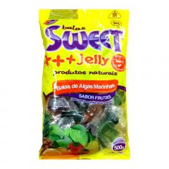 Bala de Alga Marinha Sabor Fruta tipo Gelatina Sweet Jelly - 500 gramas