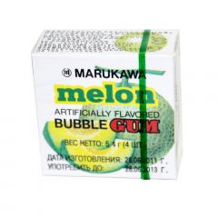 Chiclete Sabor Melão Marukawa Bubble Gum - 48 unidades