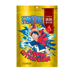 Algodão Doce One Piece Luffy Sabor Cola Cotton Candy - 25 gramas