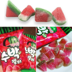 Bala de Gelatina Gummy Sabor Melância Lotte - 50 gramas