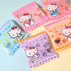 Bala de Goma Sabor Frutas Hello Kitty - 18 gramas