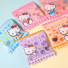 Bala de Goma Sabor Frutas Hello Kitty - 90 gramas