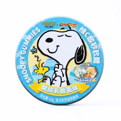 Bala de Goma Snoopy Peanuts x ChocTim Sabor Iogurte com Vitamina C - 82 gramas Bala de Goma Snoopy Peanuts x ChocTim Sabor Iogurte com Vitamina C - 82 gramas