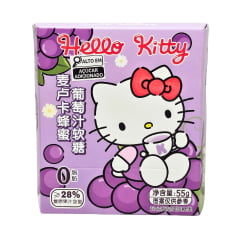 Bala de Uva e Mel Hello Kitty Sanrio - 55 gramas