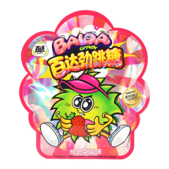 Bala Explosiva Sabor Morango Baida Candy - 30 gramas