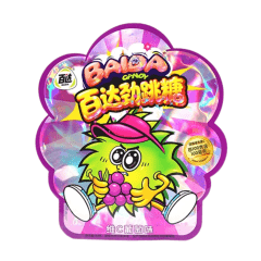 Bala Explosiva Sabor Uva Baida Candy - 30 gramas