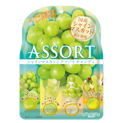Bala Japonesa de Uva Sortida Shine Muscat Assort Senjaku - 81 gramas
