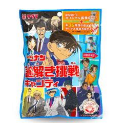 Bala Japonesa Sabor Maçã  Meitantei Konan Nazotoki Chosen Sakuma - 48,1 gramas