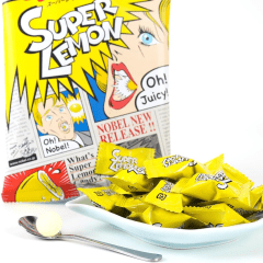 Bala Sabor Limão Super Lemon Nobel - 76 gramas