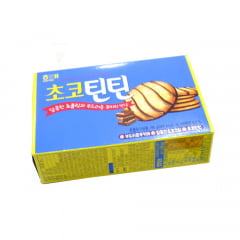 Biscoito Coreano com Camada de Chocolate Choco Thin-Thin - 88 gramas