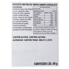 Biscoito Palito Japonês ToPPo Chocolate Original - 40g