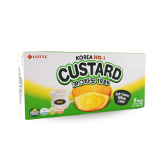 Bolinho com Recheio de Creme Custard 138 Gramas - 6 unidades