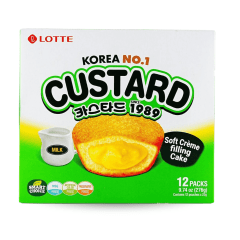 Bolinho com Recheio de Creme Custard 276 Gramas - 12 unidades 