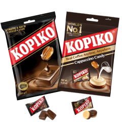 Kit Bala de Café e Cappuccino Kopiko - 120 gramas