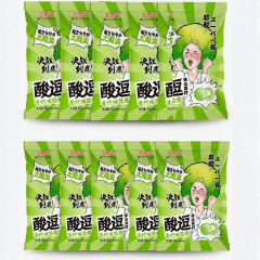 Kit Bala Sabor Limão Super Azeda Hong Tai Kee 65 gramas - 10 Pacotes Kit Bala Sabor Limão Super Azeda Hong Tai Kee 65 gramas - 10 Pacotes