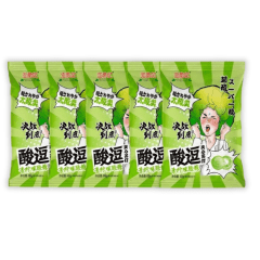 Kit Bala Sabor Limão Super Azeda Hong Tai Kee 65 gramas - 5 Pacotes Kit Bala Sabor Limão Super Azeda Hong Tai Kee 65 gramas - 5 Pacotes