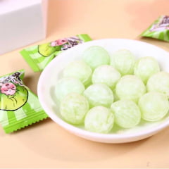 Kit Bala Sabor Limão Super Azeda Hong Tai Kee 65 gramas - 5 Pacotes