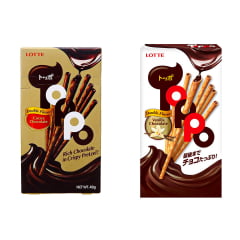 Kit de Biscoito Palito Japonês ToPPo  - 2 Sabores