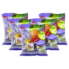 Kit Mini Gelatinas de Frutas com Coco Sortidas Fruit Coconut Jelly – 5 Pacotes