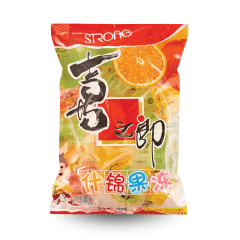 Mini Gelatinas de Frutas Sortidas Importadas Xizhilang (Strong) - 360 gramas Mini Gelatinas de Frutas Sortidas Importadas Xizhilang (Strong) - 360 gramas