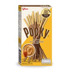 Pocky Nutty Almond Biscoito de Palito com Sabor e Cobertura de Amêndoas - 39g