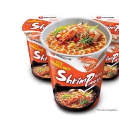 Lamen Coreano Camarão Apimentado Shrimp Spicy Cup Noodle Soup 67g
