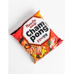 Lamen Coreano Champong Frutos do Mar Ramyun Noodle - 124 gramas