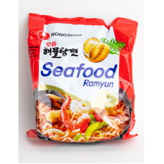 Lamen Coreano Seafood Sabor Picante e Frutos do Mar 100g