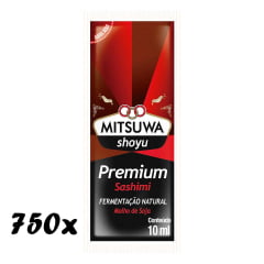 Molho Shoyu Premium Sachê Mitsuwa 8 ml - 750 unidades