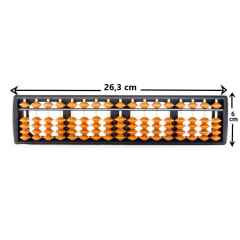 Soroban Ábaco Contador Calculadora Japonês - 17 Dígitos