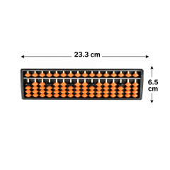 Soroban Ábaco Contador Calculadora Japonês 2 Cores - 15 Dígitos