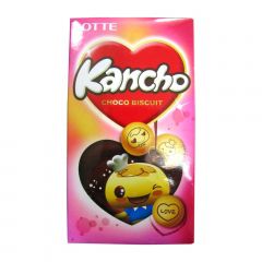 Biscoito com Recheio de Chocolate Kancho Lotte - 42 gramas