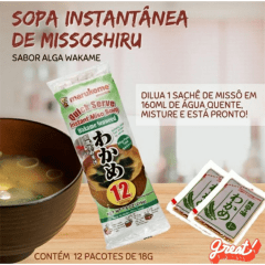 Sopa de Missoshiru em Sachê com Wakame - 216 gramas