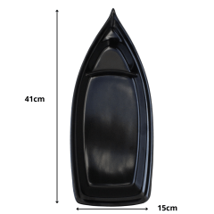 Barca Oriental Black Premium - 1,6L - 41cm x 17,5cm x 4,5cm