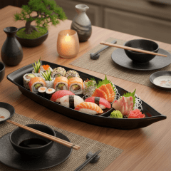 Barca Oriental Black Premium - 1L - 33cm x 14cm x 3,5cm