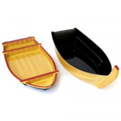 Barco Para Sushi Sashimi Shogun ABS Base Gelo - 45x18cm