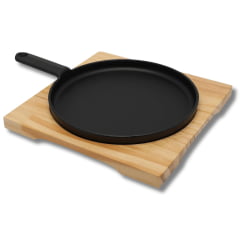 Chapa para Teppan Redonda com Cabo – 18cm