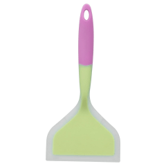Espátula de Silicone Oriental Verde e Roxo - 26cm