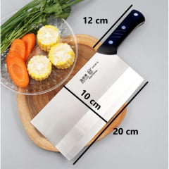 Faca Cutelo Chinês Inox para Cortes em Geral - 32x10cm Select Master