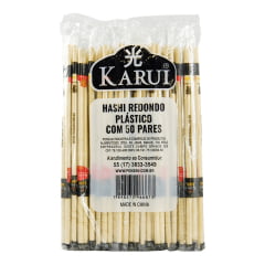 Hashi de Bambu Redondo Karui - 50 Pares