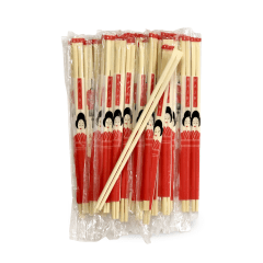 Hashi de Bambu Waribashi Redondo Fino (5,5mm) Gueixa - 100 Pares